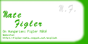 mate figler business card